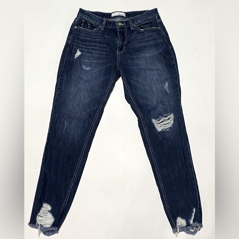 Kancan Size 5 / 26 Distressed Jeans Worn 1X